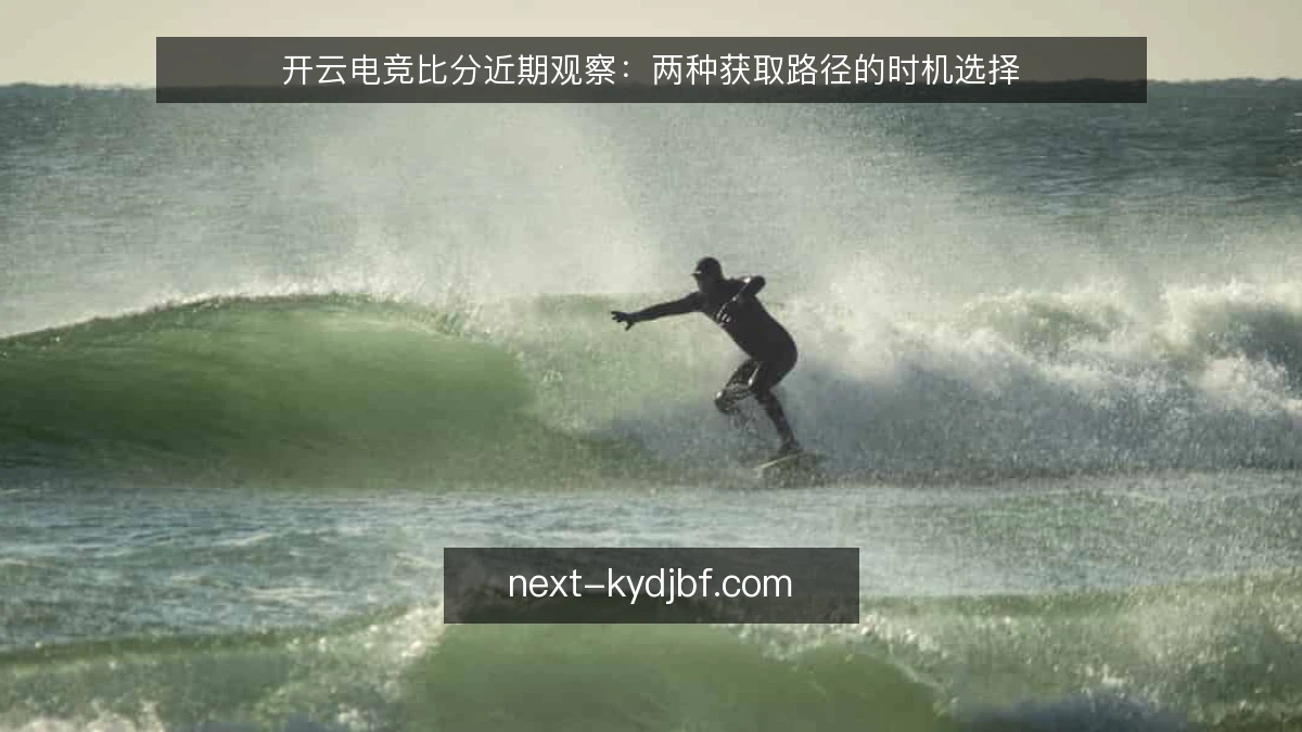 开云电竞比分近期观察:两种获取路径的时机选择